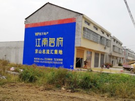 丽水农村墙体广告在不同形式上面展现的不同特色